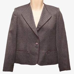 🎁 Vintage Saks Fifth Ave 100% Wool Blazer